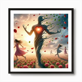 Heart Of Love Art Print