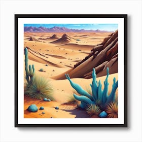 Desert Landscape 23 Art Print