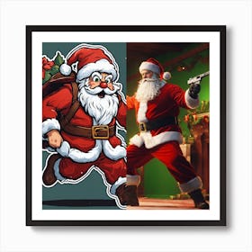 Santa Claus Art Print