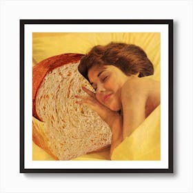 Bread Dreams Square Art Print