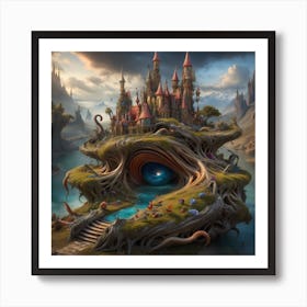 Castle In The Sky Art Print