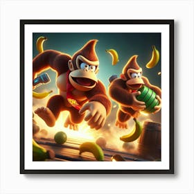 Donkey Kong 1 Art Print