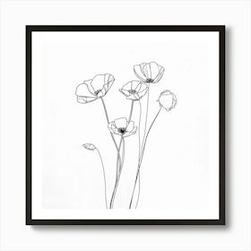 Poppies 84 Art Print