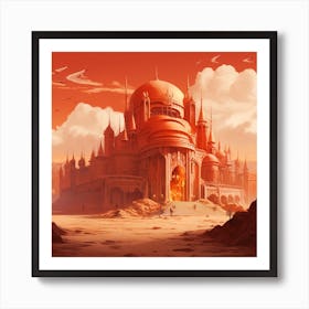 Castle Of The Sun Art Print