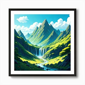 Valley of Tranquility Art Print