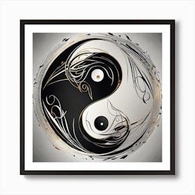 Yin Yang 46 Art Print