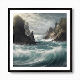 Stormy Sea Art Print