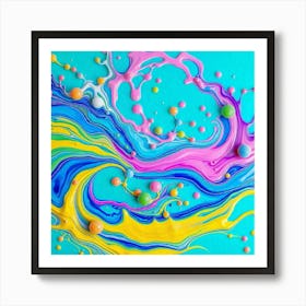 Abstract Painting 34 Art Print