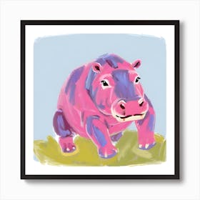 Hippopotamus 04 1 Art Print