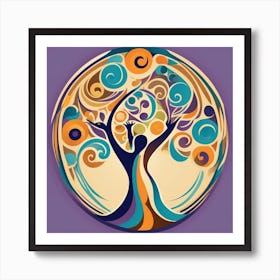 Dancing the tree of life Art Print