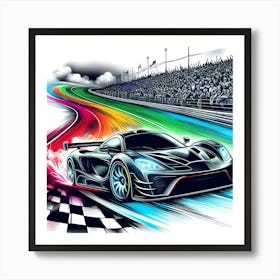 Mclaren Gt1 Art Print