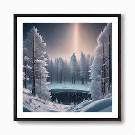 Winter Forest 6 Art Print