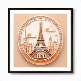 Paris Eiffel Tower Art Print