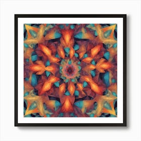 Abstract Psychedelic Pattern Art Print