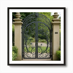 Wrought Iron Gate 5 Art Print