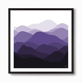 Spiritual 2018 Ultra Violet (Layers) Art Print