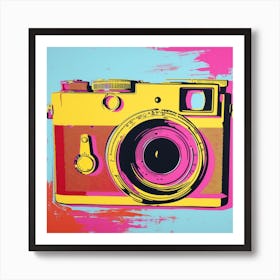 Retro Camera Pop Art 4 Poster