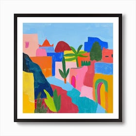Abstract Travel Collection Morocco 3 Art Print