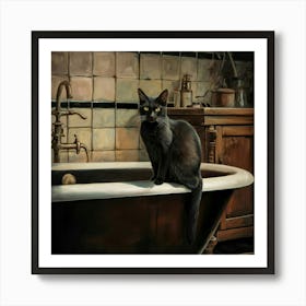 A Captivating Illustration Of A Sleek Black Cat Pe U18y81kfqqsv16s5qrxakw Ftsdqh4qqeonk8yctb0 Og Art Print