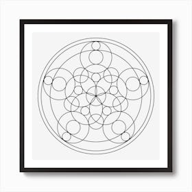 Circle Mandala 07 Art Print