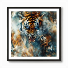 Invading Tiger Art Print