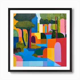 Abstract Park Collection Parc Monceau Paris France 4 Art Print