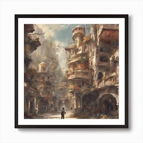 Cityscape 14 Art Print