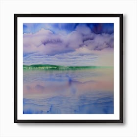 Pretty Pastel Landscape Art Print