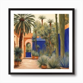 Cactus Garden Art Print