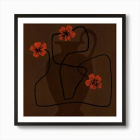 Out Of Vase Blooms 3 Art Print