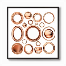 Copper Frame Set Art Print