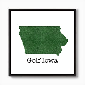 Golf Iowa 1 Art Print