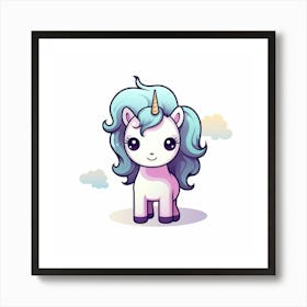 Cute Unicorn 798 Art Print