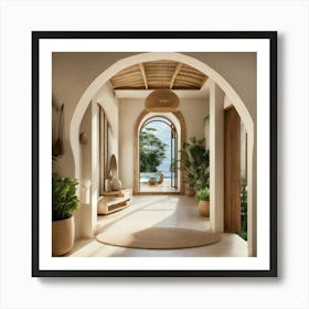 Entrance To An Archway Art Print