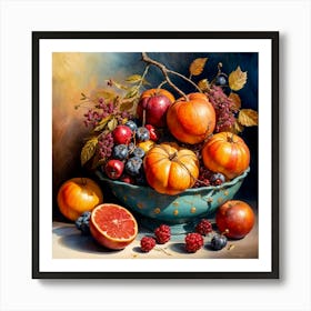 Harvest Bounty In Twilight Art Print