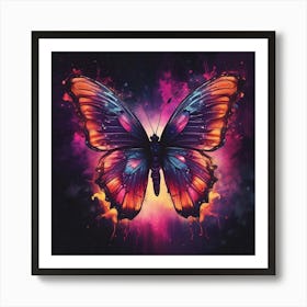 Butterfly Painting 267 Art Print