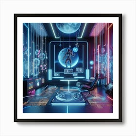 Futuristic Room Art Print