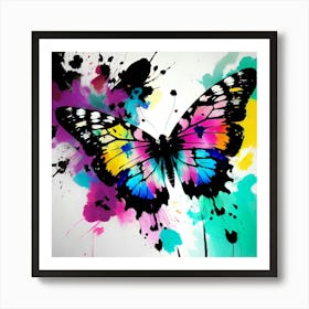 Butterfly Painting 188 Art Print