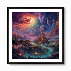 Fantasy Painting Art Print