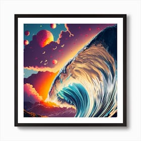 Ocean Wave Art Print