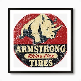 Armstong Tires Art Print