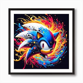 Sonic The Hedgehog 84 Art Print