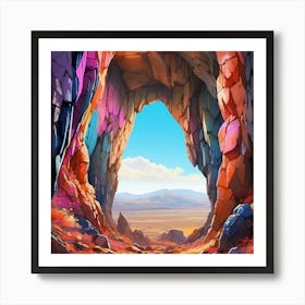 Cave In The Rock Art Print