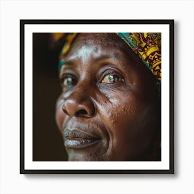 Portrait Of An African Woman 3 Art Print