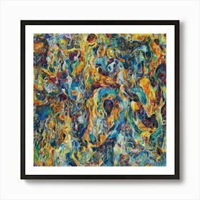 Abstract Painting 414 Art Print