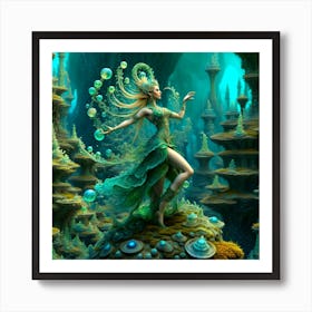 sea nymph Art Print