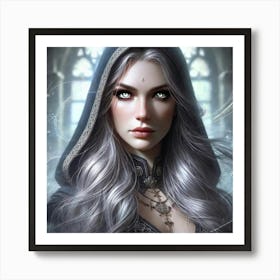 Lady Seraphine Lysov Portrait Art Print