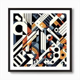 Abstract Roadmap Art Print