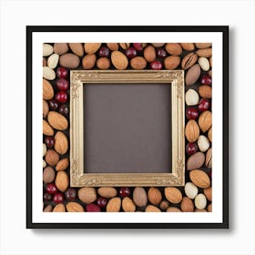 Frame With Nuts 2 Art Print