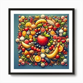 Fruit Arrangement Art Print